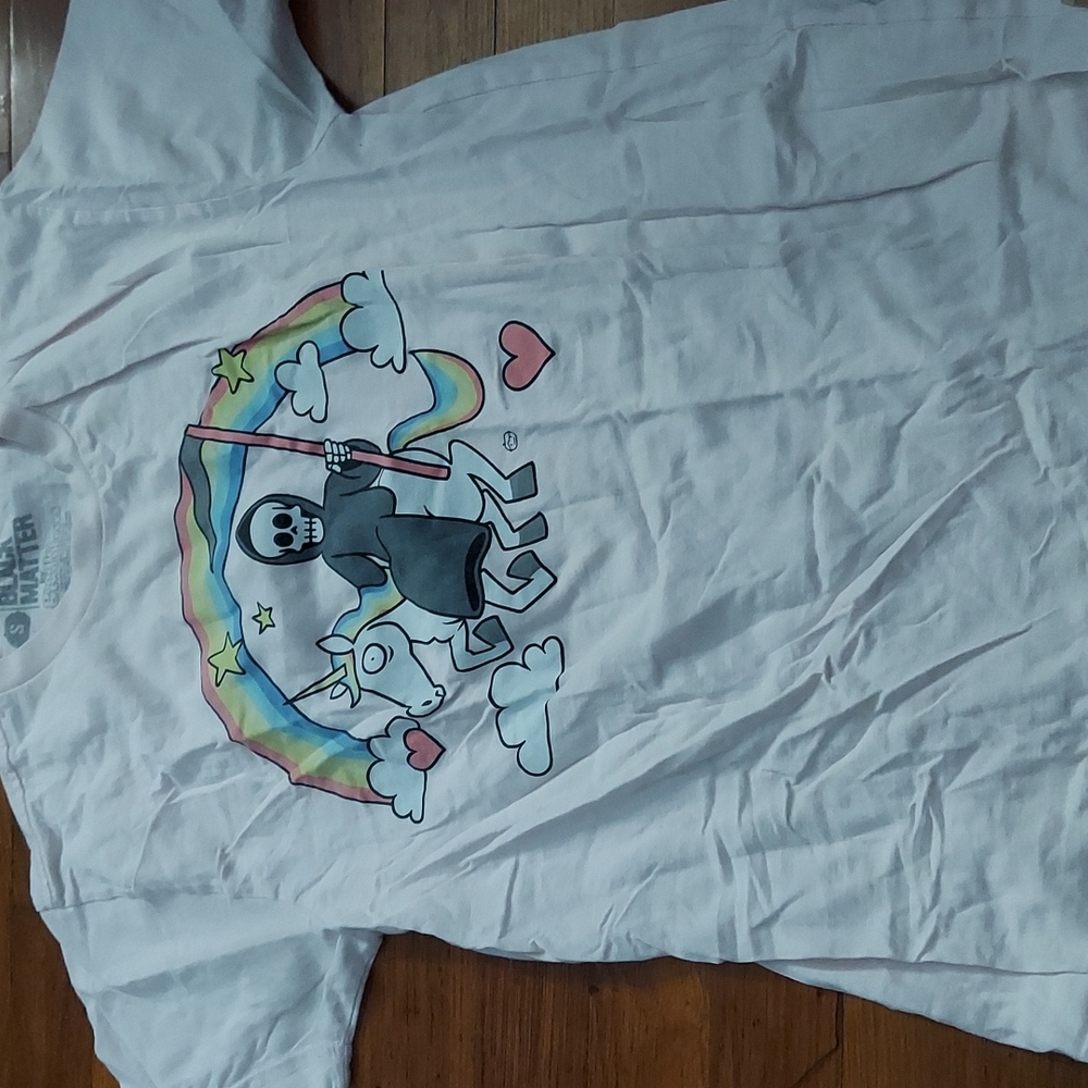 Pink happy emo t-shirt